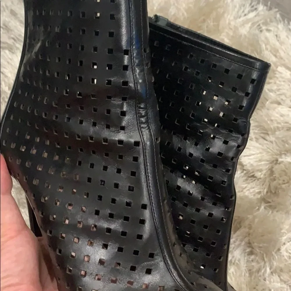 Barbara bui cage peep toe bootie